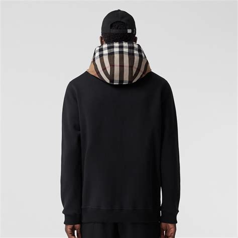 burberry check hood